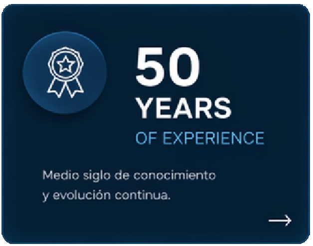 50 Years of Experience